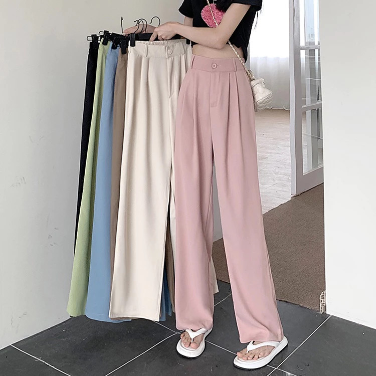 Meira Pants 998 - Loose Pants Kancing - Celana Kulot Wanita - Celana Kantor Formal/Casual - Trousers Wanita