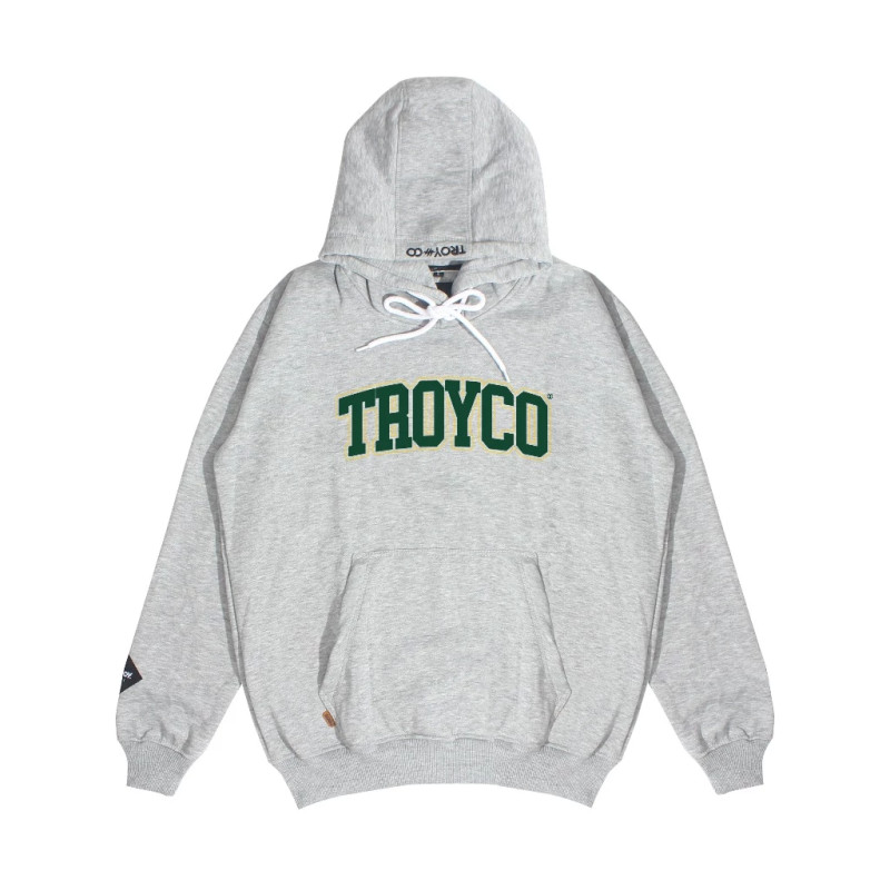 Troy Company Sweater Hoodie Misty Old Skool - Hoodie Pria Abu Misty KH 2830