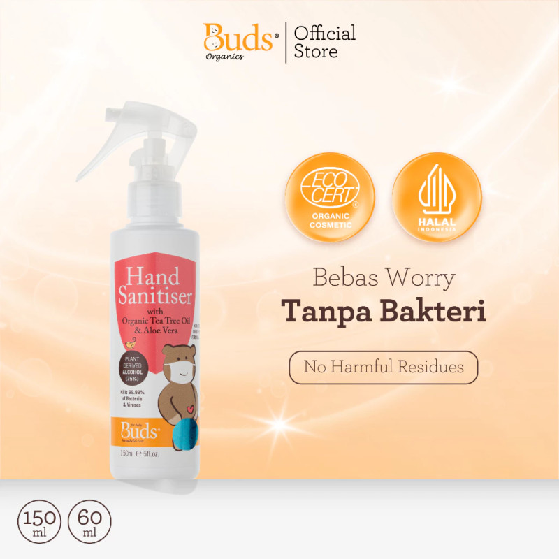 Buds Organics Hand Sanitiser - Hand Sanitizer Anak