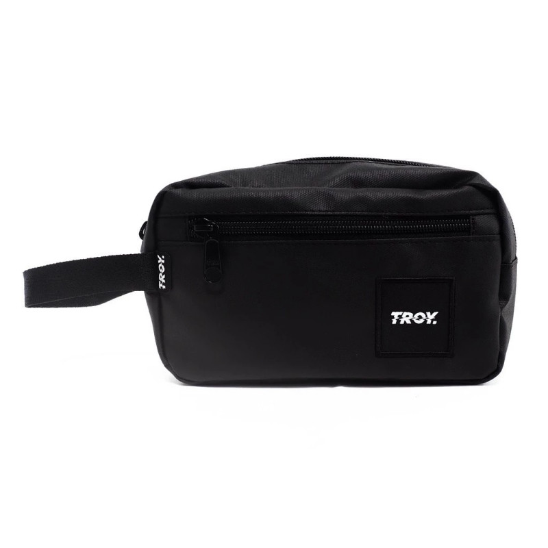 Troy Company Pouch Handbag Black Coal - Tas Tangan Hitam PB 143