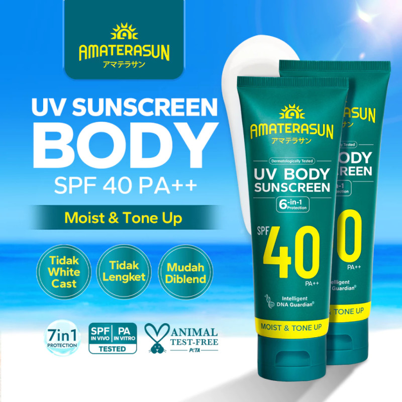 AMATERASUN [REAL SPF Certified] [2 PCS] UV Body Sunscreen SPF 40 PA++