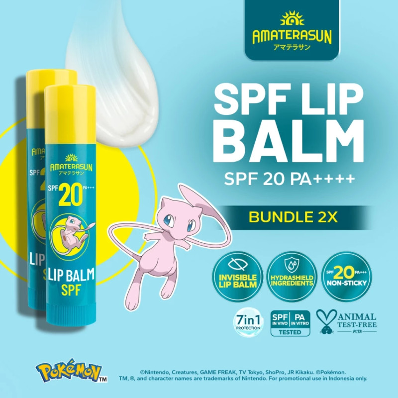 [SPECIAL POKEMON] Amaterasun Lip Balm SPF 20 PA+++