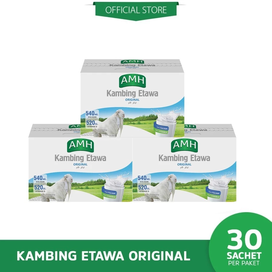 AMH Susu Kambing Etawa Variant Original - Bundling (3 Box)