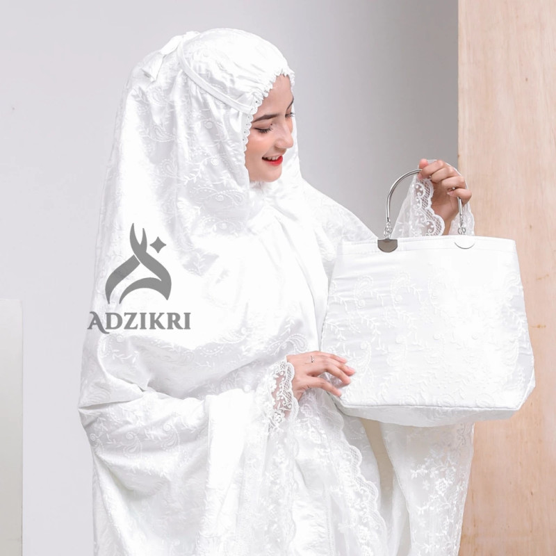 ADZIKRI - Mukena Dewasa Premium Sutera Paris Ameera