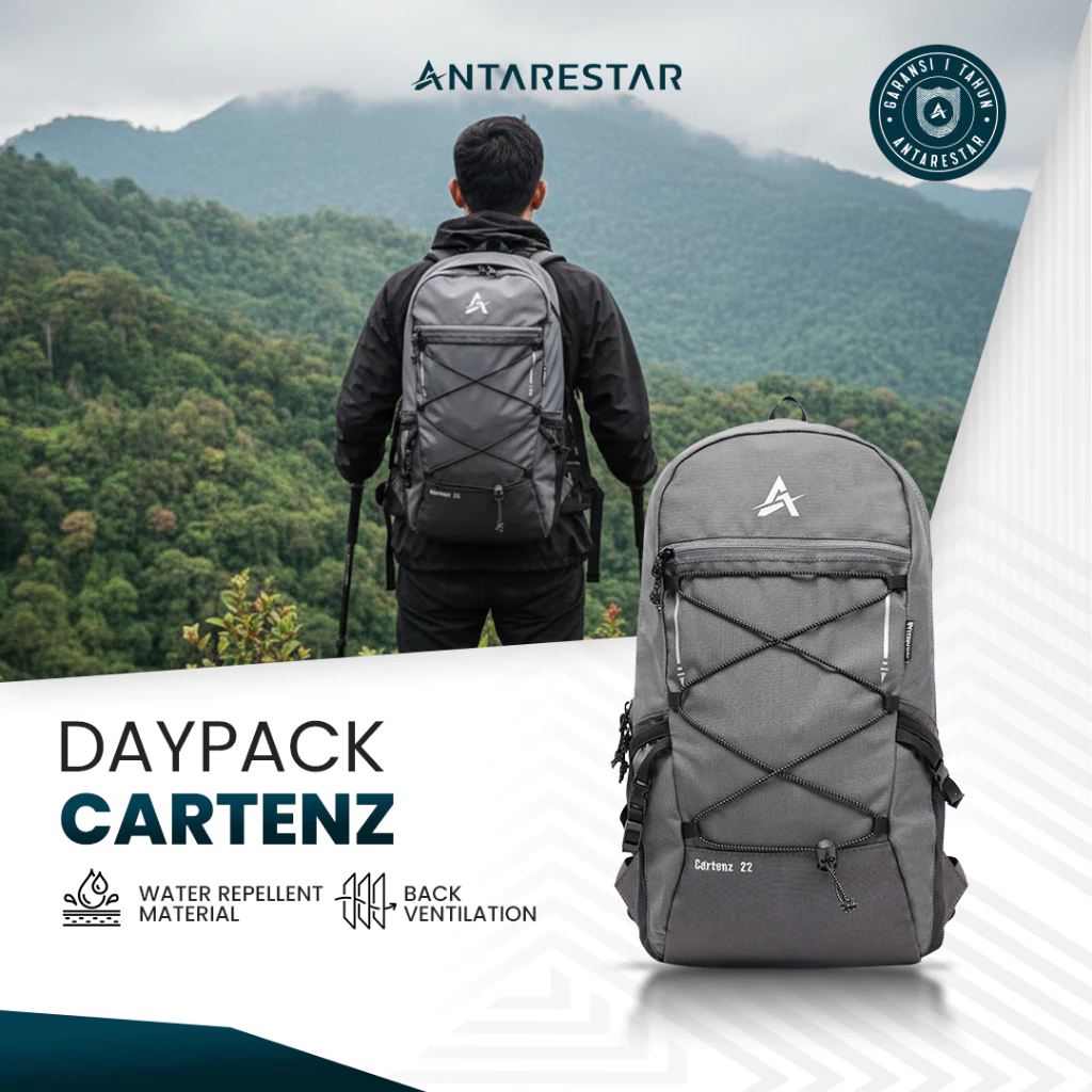 ANTARESTAR Official - Daypack Cartenz Tas Ransel Gunung Outdoor Travel Backpack Terbaru Daypack