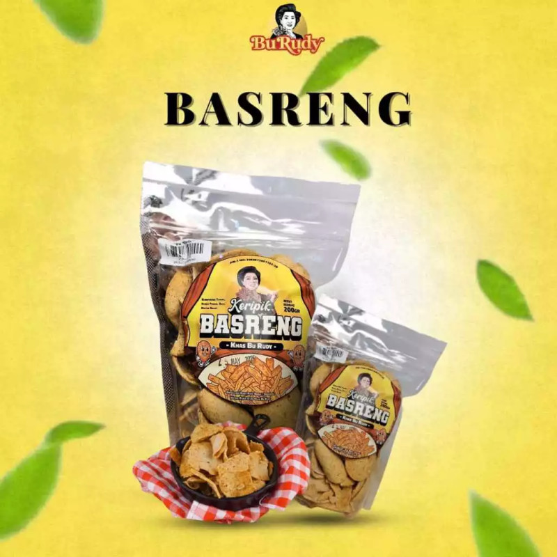 Kiripik Basreng Bu Rudy -New- Pedas Khas dari Bu Rudy