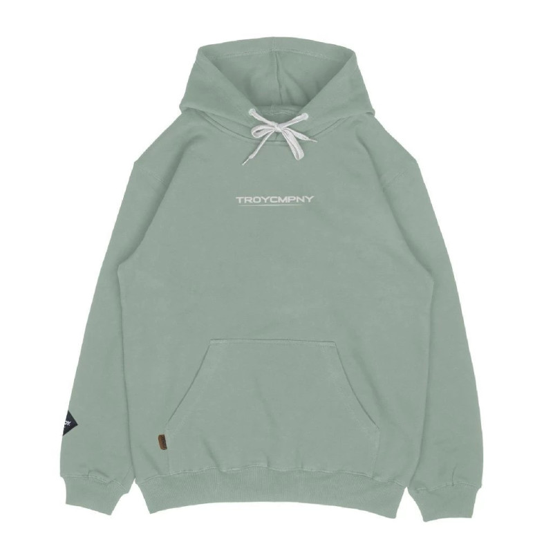 Troy Company Sweater Hoodie Green Mint Bases Simples - Hoodie Pria Hijau Mint KH 2514