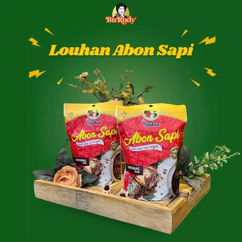 Abon Sapi Spesial Cap Louhan kemasan 100gr