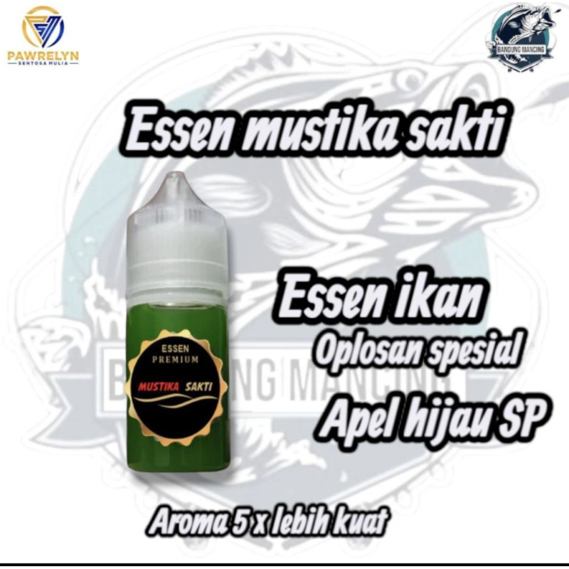 Bandung mancing - Essen Pancing Apel Hijau Oplosan Spesial Aroma 5x Lebih Kuat 15 - 30ml