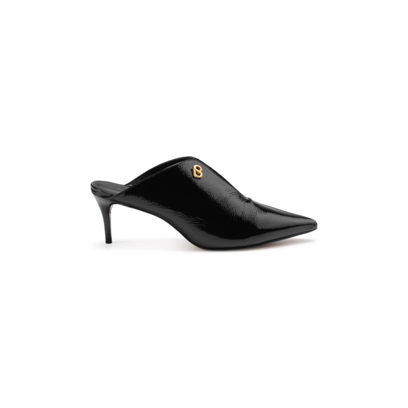 Luna Mules Heels - Black.