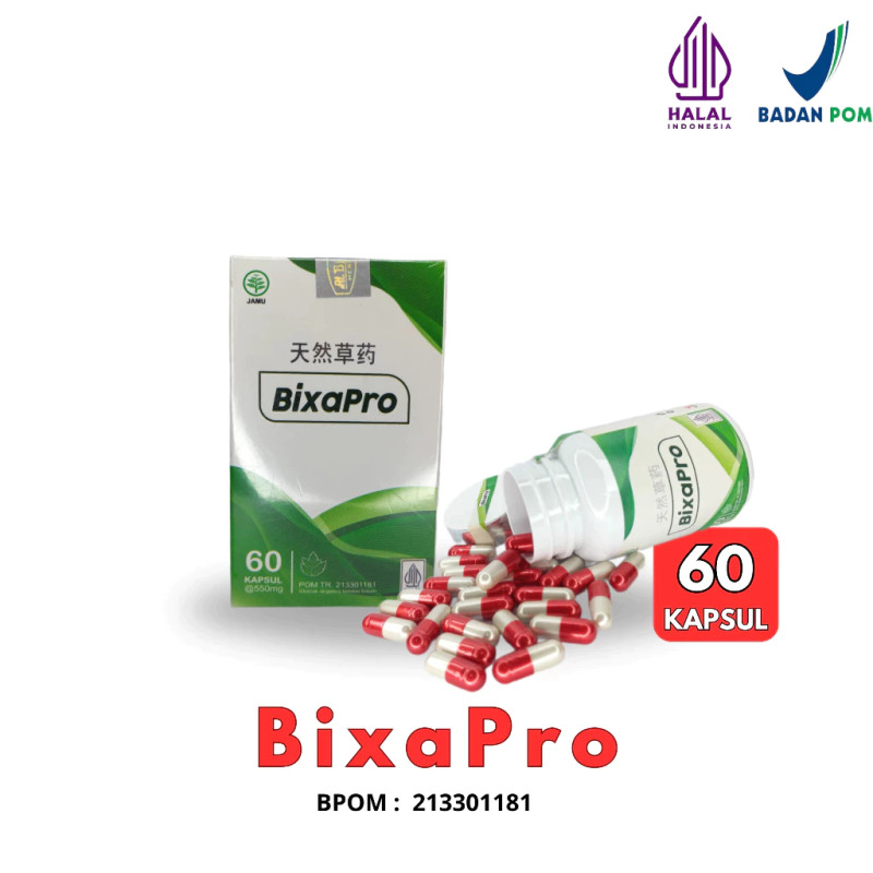 BixaPro Obat Stroke Untuk Penyumbatan Darah Membantu Melancarkan Sirkulasi Darah Ke Otak Dosis 550mg
