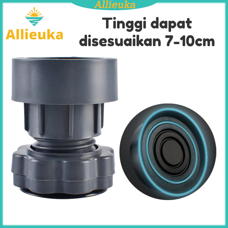 Allieuka Alas Kaki Mesin Cuci Kaki Mesin Cuci Anti Getar Tatakan 4PCS