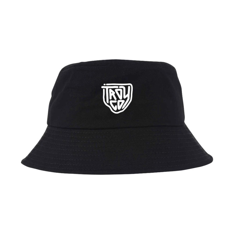 Troy Company Bucket Hat Topi Hitam Shield BH 2608