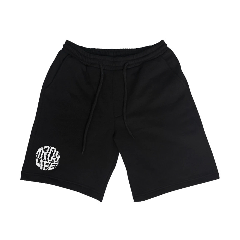 Troy Company Boardshort Fleece Black Creepster - Celana Pendek Fleece Hitam PTN 2641