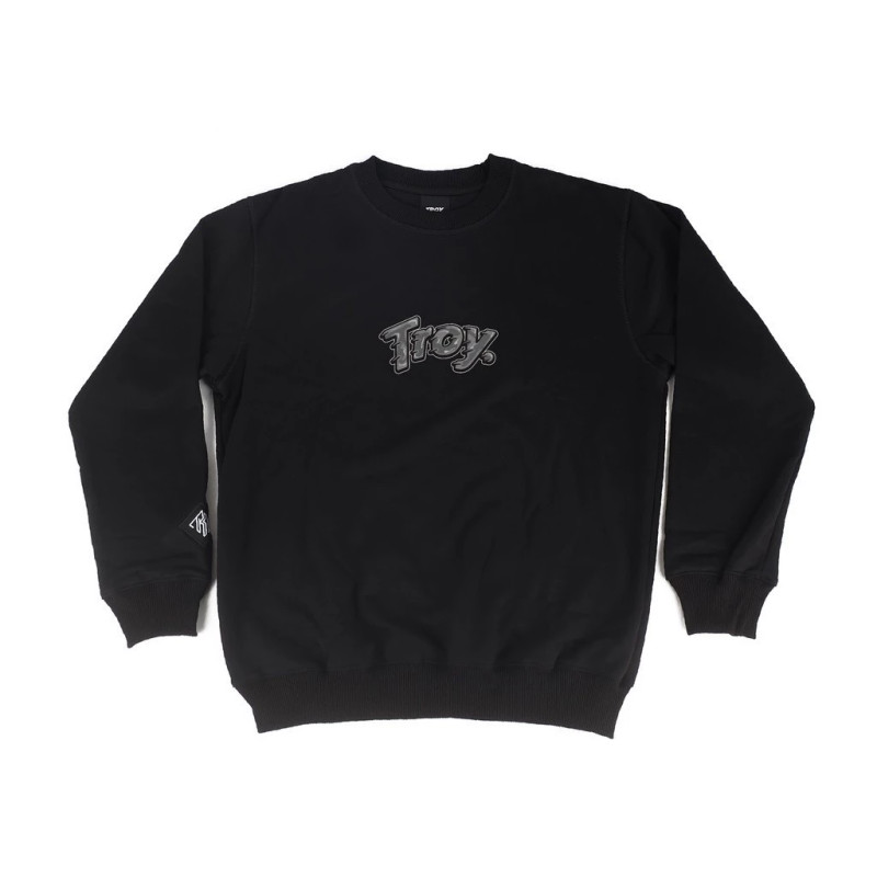 Troy Company Sweater Crewneck Black - Sweatshirt Pria Hitam SW 250